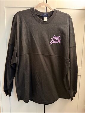 Black and purple Howl O Scream Sparkle Long Sleeve : RARE-LIMITED EDITION